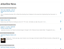 Tablet Screenshot of news.arborone.com